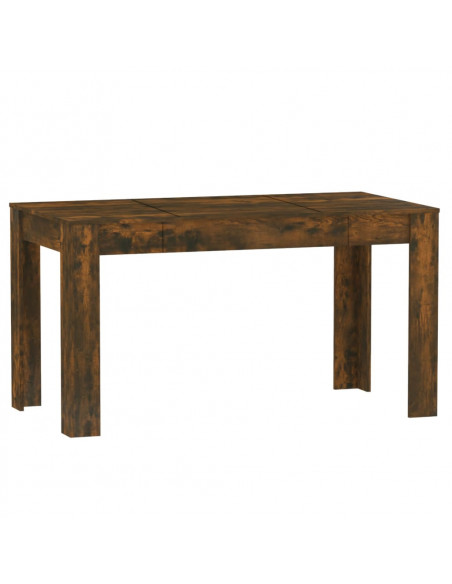 Tavolo da Pranzo Rovere Fumo 140x74,5x76 cm Legno Multistrato