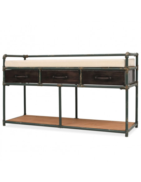 Cassapanca con Cuscino 107,5x34,5x59 cm