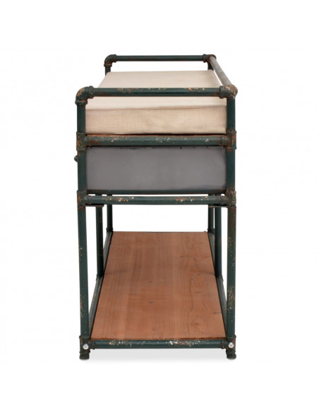 Cassapanca con Cuscino 107,5x34,5x59 cm