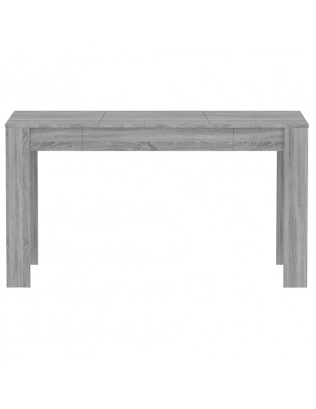 Tavolo da Pranzo Grigio Sonoma 140x74,5x76 cm Legno Multistrato