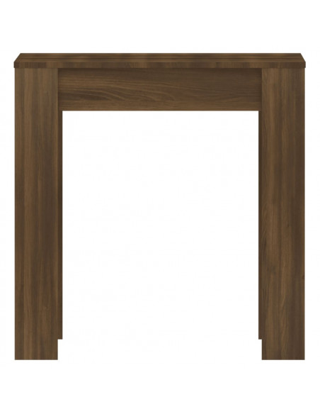 Tavolo da Pranzo Rovere Marrone 140x74,5x76cm Legno Multistrato