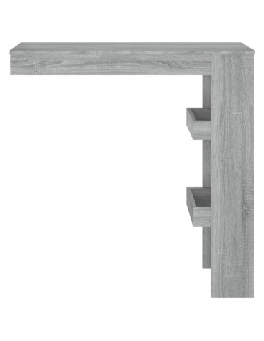 Bancone da Muro Grigio Sonoma 102x45x103,5 cm Legno Multistrato