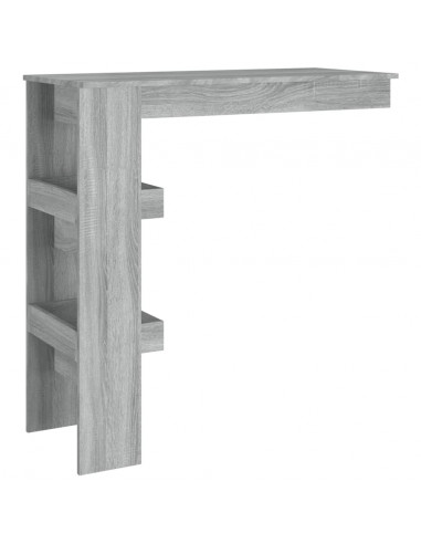 Bancone da Muro Grigio Sonoma 102x45x103,5 cm Legno Multistrato