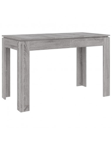 Tavolo da Pranzo Grigio Sonoma 120x60x76 cm Legno Multistrato