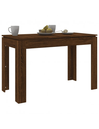 Tavolo da Pranzo Rovere Marrone 120x60x76 cm Legno Multistrato