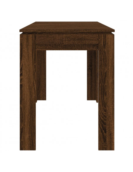 Tavolo da Pranzo Rovere Marrone 120x60x76 cm Legno Multistrato