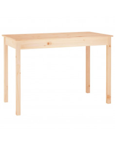 Tavolo da Pranzo 110x55x75 cm in Legno Massello di Pino 2