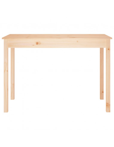 Tavolo da Pranzo 110x55x75 cm in Legno Massello di Pino