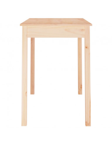 Tavolo da Pranzo 110x55x75 cm in Legno Massello di Pino