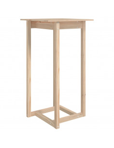 Tavolo da Bar 60x60x110 cm in Legno Massello di Pino 2