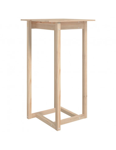 Tavolo da Bar 60x60x110 cm in Legno Massello di Pino