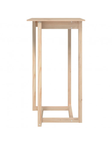 Tavolo da Bar 60x60x110 cm in Legno Massello di Pino