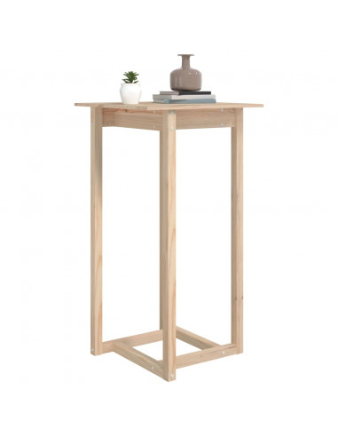 Tavolo da Bar 60x60x110 cm in Legno Massello di Pino