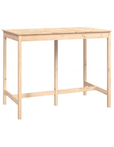 Tavolo da Bar 140x80x110 cm in Legno Massello di Pino