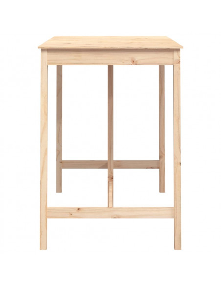 Tavolo da Bar 140x80x110 cm in Legno Massello di Pino