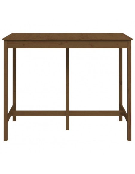 Tavolo da Bar Miele 140x80x110 cm in Legno Massello di Pino