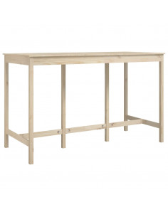 Tavolo da Bar 180x80x110 cm in Legno Massello di Pino 2