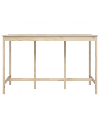 Tavolo da Bar 180x80x110 cm in Legno Massello di Pino