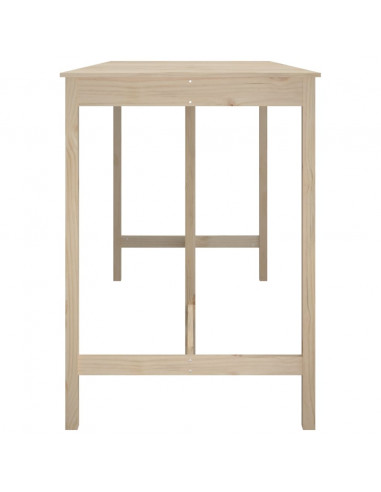 Tavolo da Bar 180x80x110 cm in Legno Massello di Pino