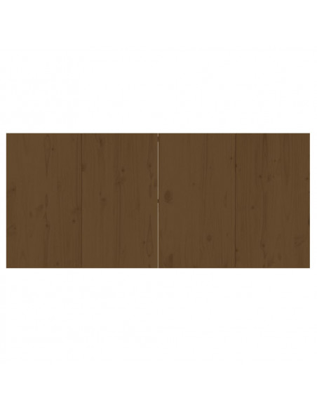 Tavolo da Bar Miele 180x80x110 cm in Legno Massello di Pino