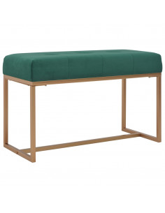 Panca 80 cm in Velluto Verde 2