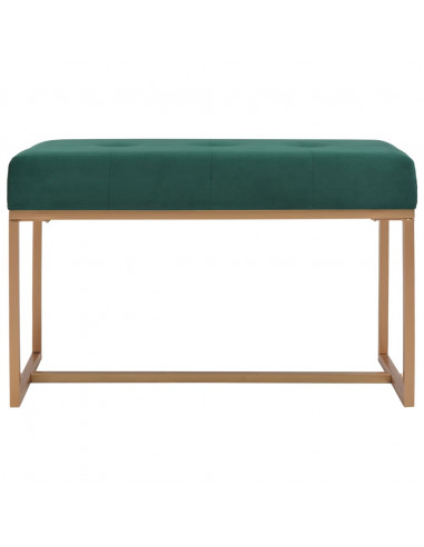 Panca 80 cm in Velluto Verde