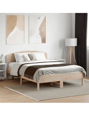 Testiera 120 cm in Legno Massello di Pino