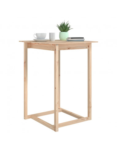 Tavolo da Bar 80x80x110 cm in Legno Massello di Pino