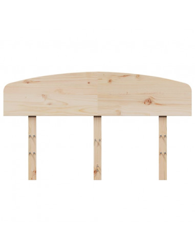 Testiera 120 cm in Legno Massello di Pino