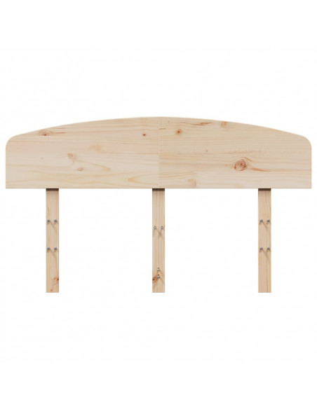 Testiera 120 cm in Legno Massello di Pino