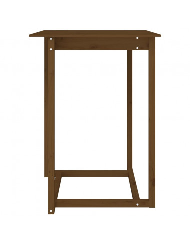 Tavolo da Bar Miele 80x80x110 cm in Legno Massello di Pino