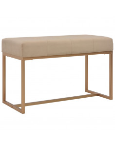 Panca 80 cm in Velluto Beige 2
