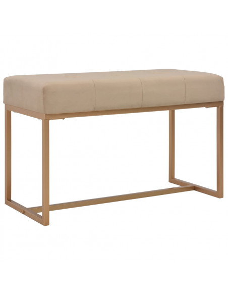 Panca 80 cm in Velluto Beige