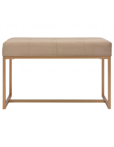 Panca 80 cm in Velluto Beige