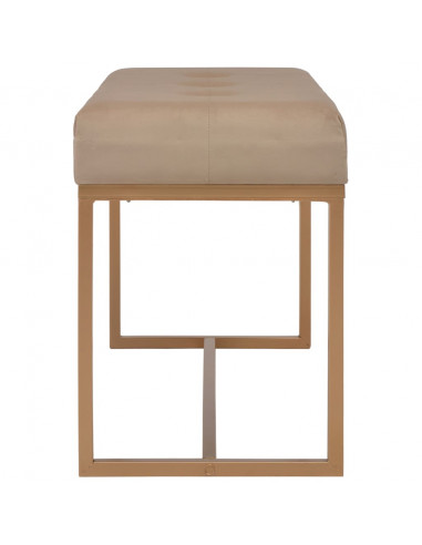 Panca 80 cm in Velluto Beige