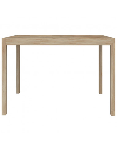 Tavolo da Pranzo 110x70x75 cm in Legno Massello di Acacia