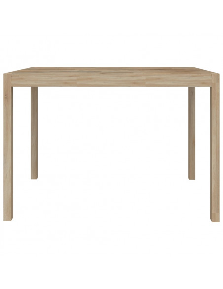 Tavolo da Pranzo 110x70x75 cm in Legno Massello di Acacia