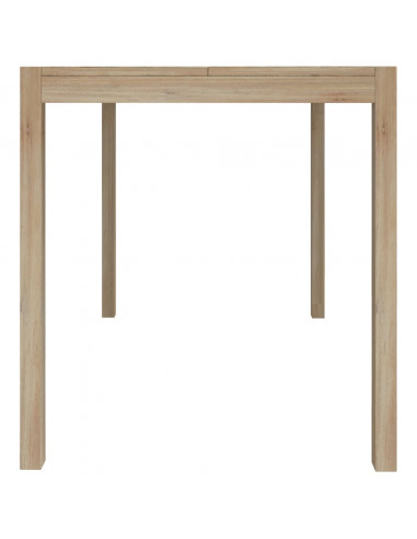 Tavolo da Pranzo 110x70x75 cm in Legno Massello di Acacia