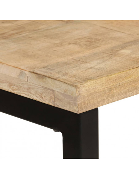 Tavolo da Pranzo 110x50x76 cm in Legno Massello di Mango
