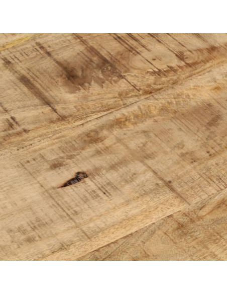 Tavolo da Pranzo 110x50x76 cm in Legno Massello di Mango