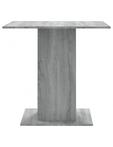 Tavolo da Pranzo grigio sonoma 80x80x75 cm in Legno Multistrato