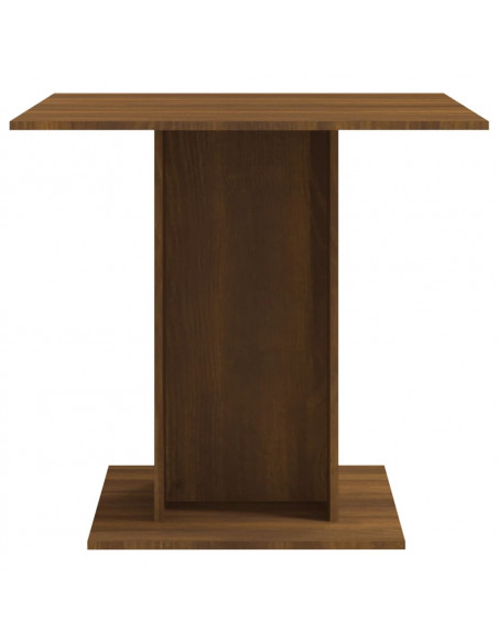 Tavolo da Pranzo Rovere Marrone 80x80x75 cm Legno Multistrato