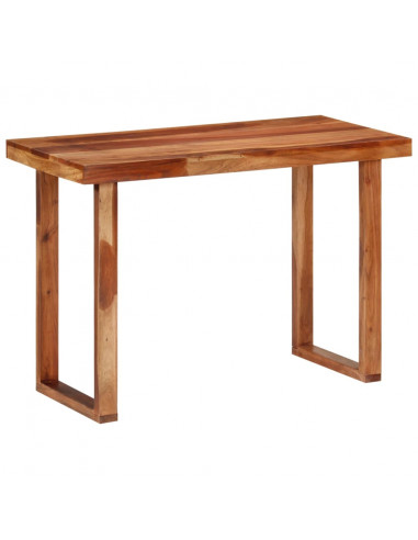 Tavolo da Pranzo 110x50x76 cm Legno Massello di Acacia