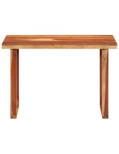 Tavolo da Pranzo 110x50x76 cm Legno Massello di Acacia