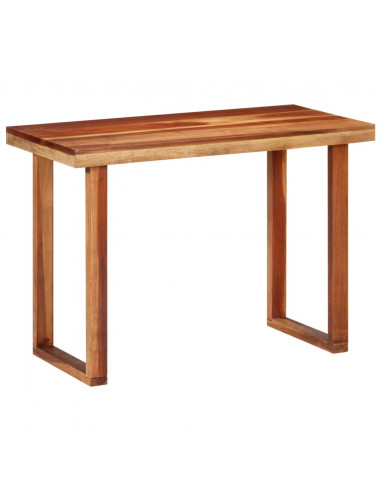 Tavolo da Pranzo 110x50x76 cm Legno Massello di Acacia