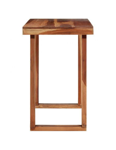 Tavolo da Pranzo 110x50x76 cm Legno Massello di Acacia