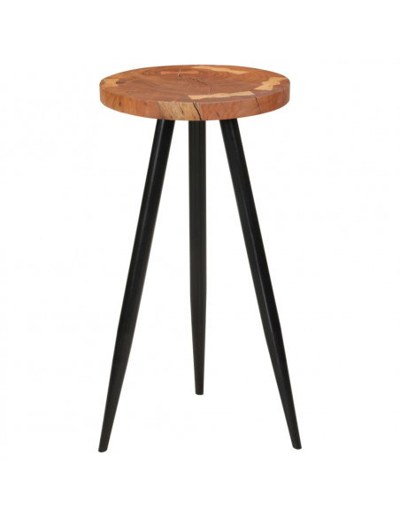 Tavolo da Bar in Legno Ø53x105 cm Legno Massello di Acacia
