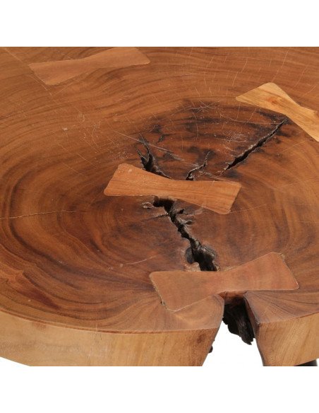 Tavolo da Bar in Legno Ø53x105 cm Legno Massello di Acacia