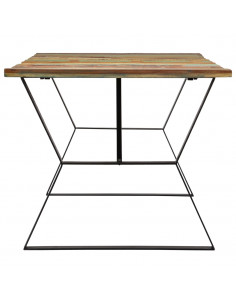 Tavolo da Pranzo 180x90x76 cm in Legno Massello di Recupero 2