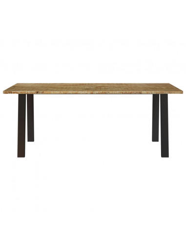Tavolo da Pranzo 200x90x75 cm in Legno Massello di Acacia